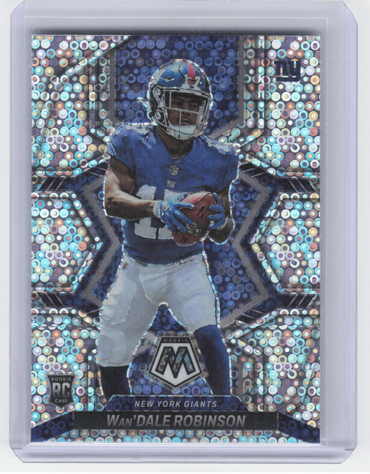 2022 Panini Mosaic #330 Wan'Dale Robinson Rookie Variations No Huddle