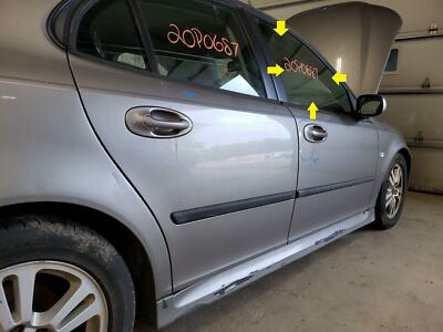 2006 SAAB 9-3 SEDAN FRONT DRIVER DOOR GLASS WINDOW ONLY