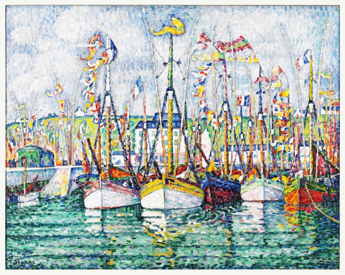 Affiche Groix Signac 1923 reproduction de tableau haut de gamme sur papier mat 60x80