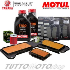 Tagliando YAMAHA X-MAX 400 2013-2019 / Kit Olio Motul 7100 Filtri Pastiglie XMAX