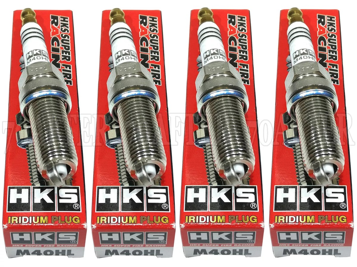 Set of 4] HKS 50003-M40HL Super Fire Racing Iridium Spark Plugs
