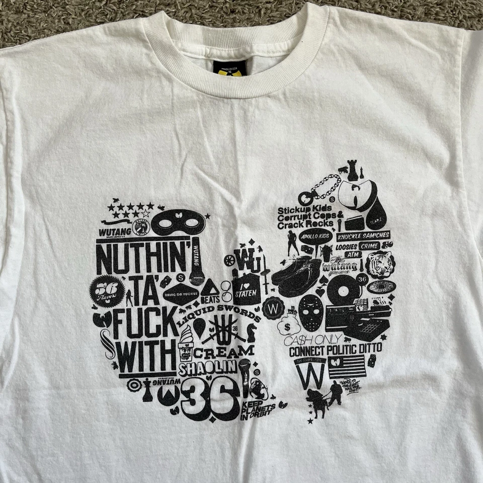 🔴Wu-Tang Shirt Size Small WuTang Rza ODB Method Man WuTang Brand Limited - Image 2 of 4