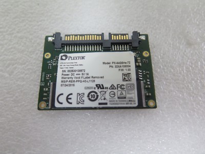 Plextor SSD 64GB 96FD-H064-PLG HALFSLIM SATAIII MLC PX-64G5He-72 NEW!