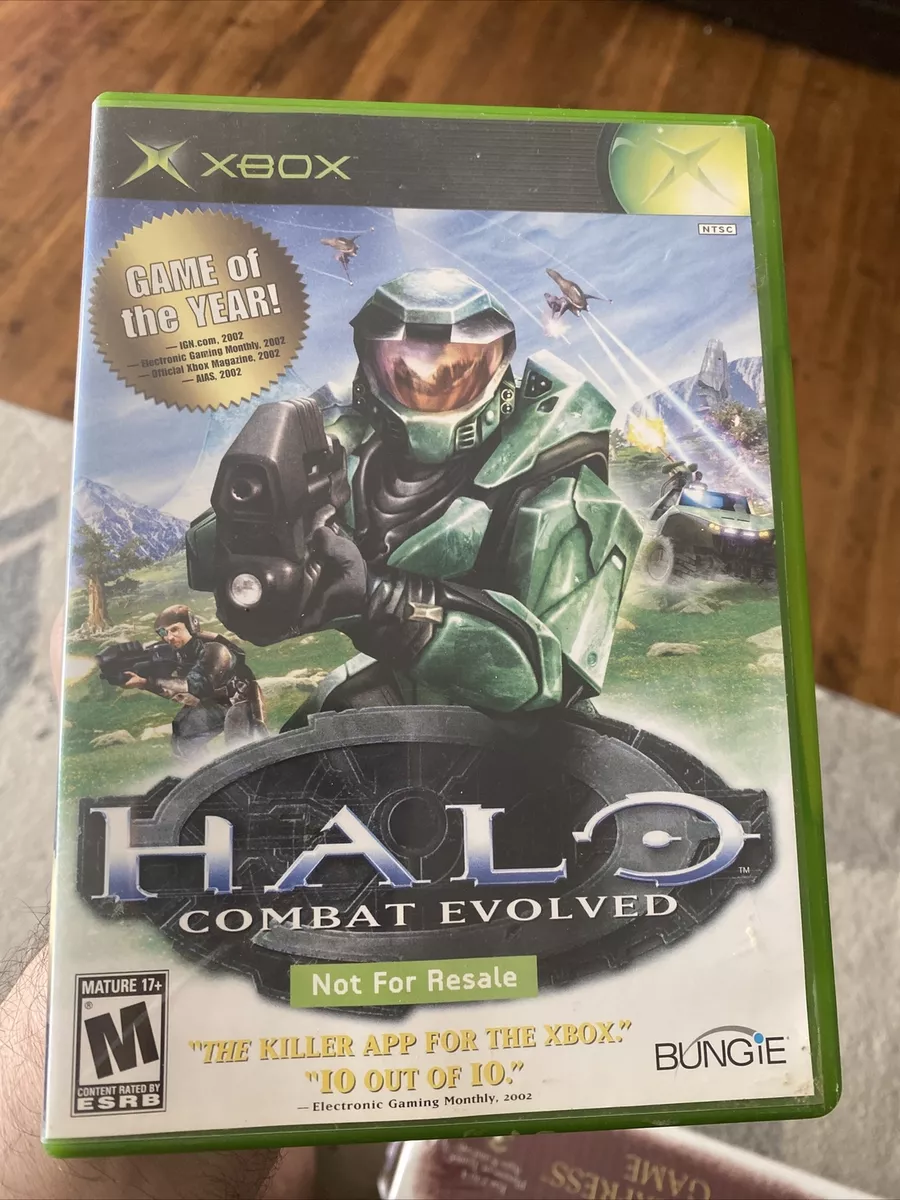 Halo: Combat Evolved Xbox Not For Resale Edition