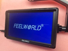 FeelWorld FHD Field Monitor FW568 5.5" 12vdc w/ Delkin Suction Mount