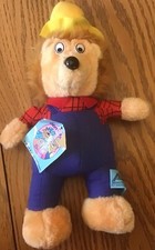 The Berenstain Bears Papa Bear with Red Shirt 1989 Vintage Plush Stuffed Animal