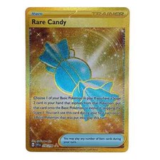 gold rare candy pokemon card Rare Candy 256/198 SV01: Scarlet & Violet Base Set Holo for sale online