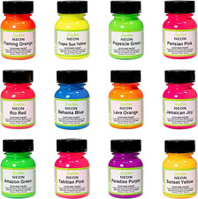 Neon Paint Acrylic Leather Paint Shoes Boots Bags Sneakers Shoe Paint Angelus