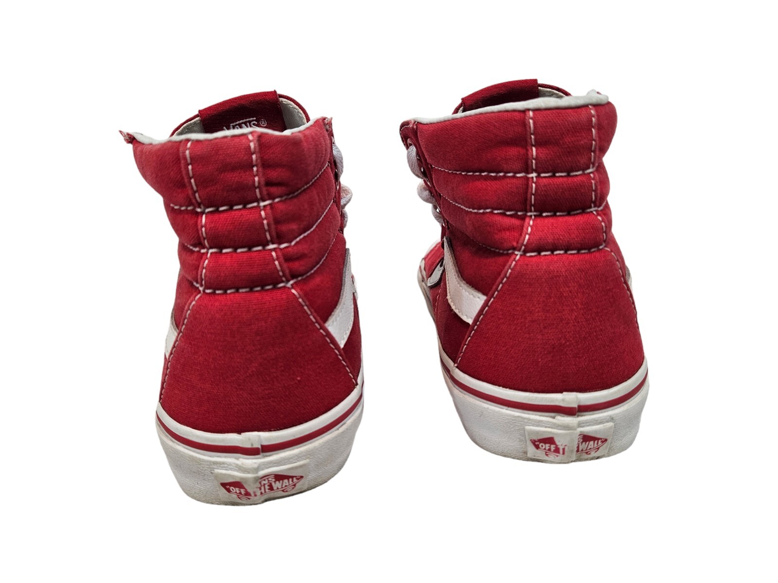 SAOLA Vans Rosso e Bianco SK8 Hi Core Classics Sneaker Alta Donna 7 5 Uomo 6