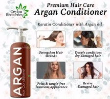 200ml Argan Keratin Conditioner dry damaged hair giving a smooth