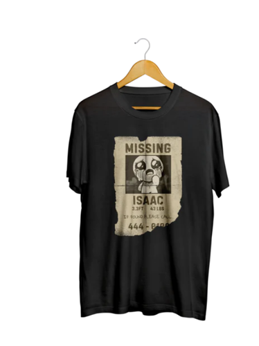 Camiseta The Binding of Isaac Missing Isaac Talla GRANDE Kickstarter FUERA DE STOCK - Imagen 2 de 2