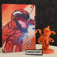 CARNAGE  - VILLAIN Marvel United Kickstarter Exclusive FIGURE & CARDS CMoN