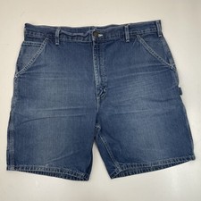 Carhartt Vintage Men s B28DST Denim Carpenter Jean Shorts Size 40 Medium Wash