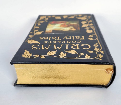 Grimm's Complete Fairy Tales Leather Cover Gold Stamping Barnes and Noble 1993 - Picture 10 of 10