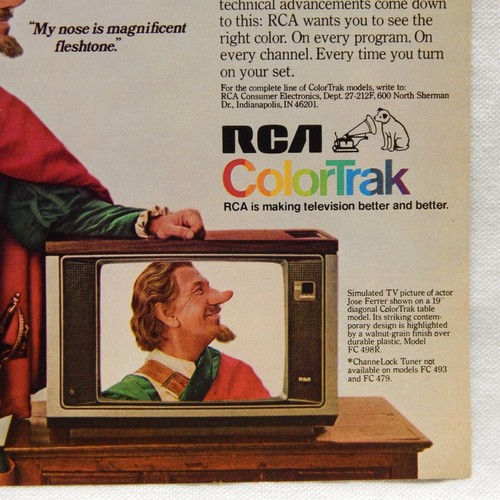 RCA COLORTRAK, 1979 ADVERTISEMENT TELEVISIONS - 第 2/2 張圖片