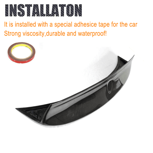 Carbon Heckspoiler Kofferraum Spoiler Lippe Turning Für BMW M3 E46 Coupe 1999-06 - Bild 9 von 11