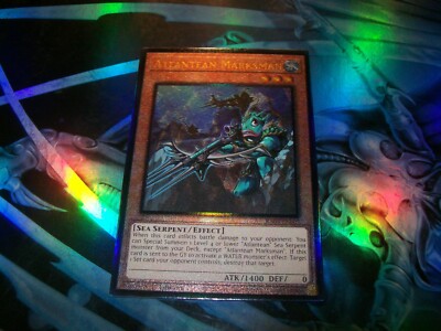 Atlantean Marksman 1st Edition Prismatic Ultimate Rare RA04-EN009 Yu-Gi-Oh!