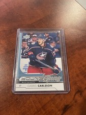 2017-18 Upper Deck Young Guns #215 Gabriel Carlsson Columbus Blue Jackets YG RC