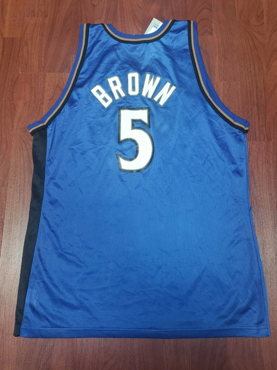 Champion Jersey Washington Wizards NBA Replica Size 44 Kwame Brown