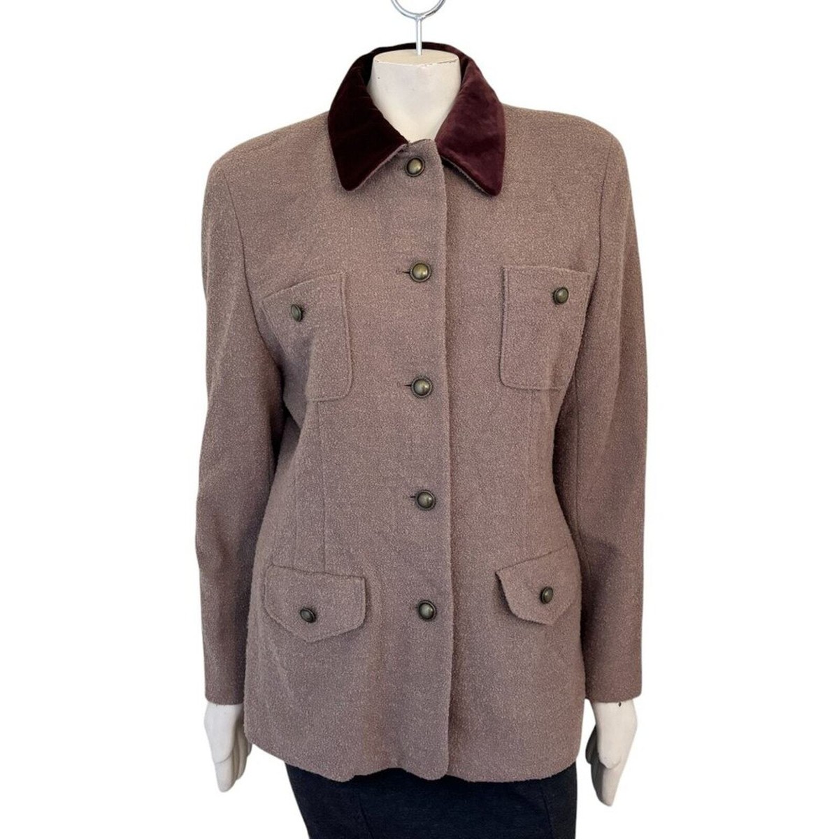 Vintage LAURA ASHLEY British Riding Jacket Equestrian Velvet