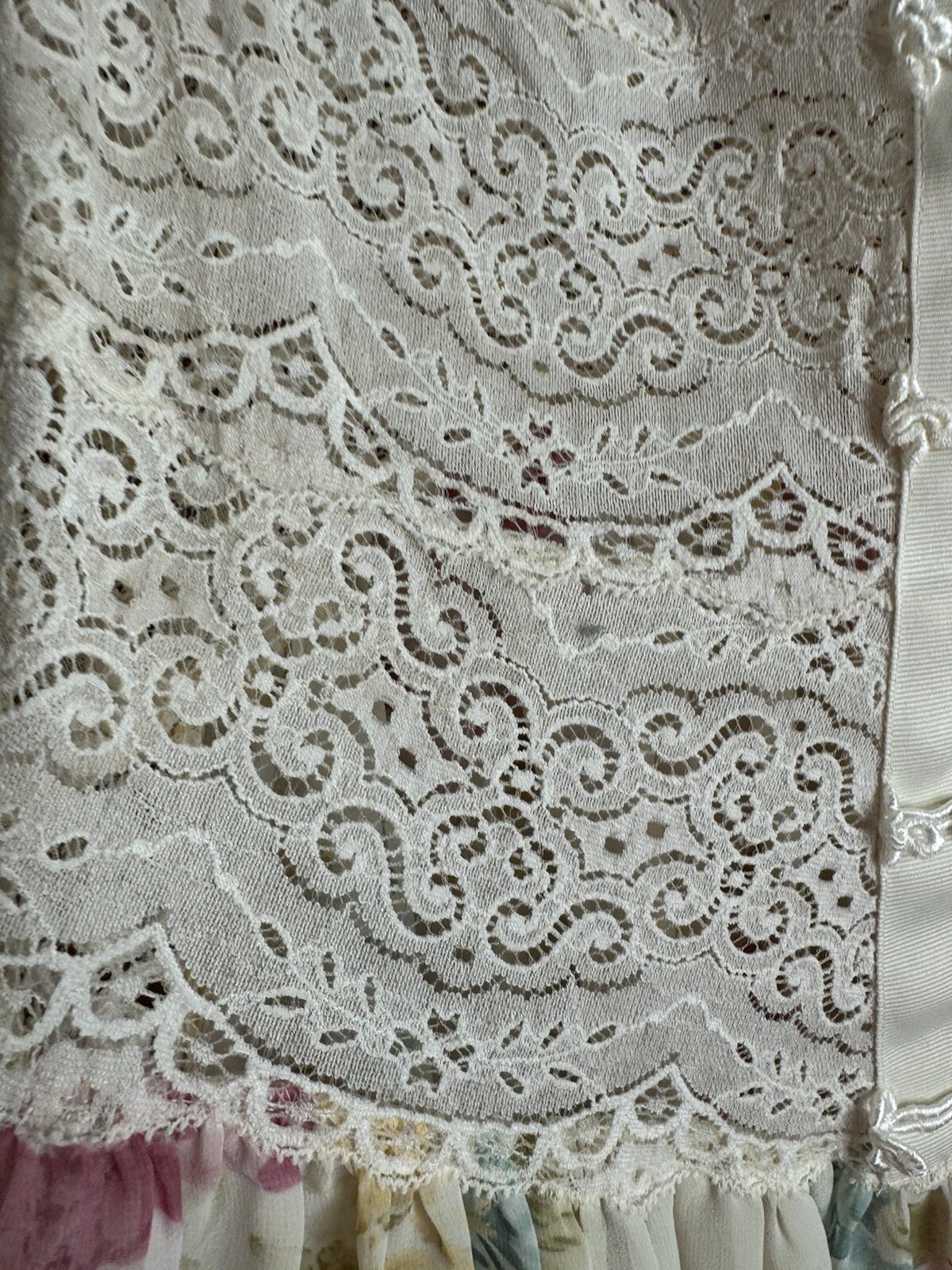 UNDERCOVER VTG VICTORIA SECRET COLLECTION MAXI SLIP DRESS BOHO M L Romantic (BB) Floral