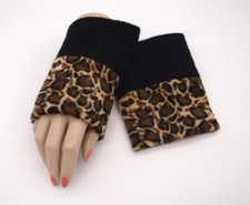 Stulpen Pulswärmer Fellimitat Walkstoff Armstulpen handgefertigt kreativ.atelier