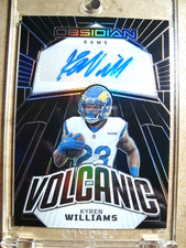 2023 Kyren Williams Panini Obsidian Etch Silver Volcanic Autograph /199 MINT 🔥