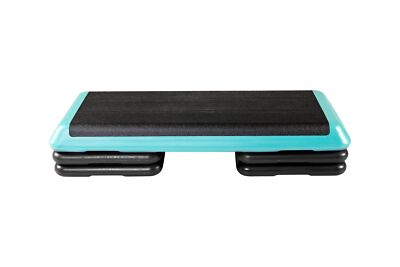 Original Aerobic Platform, Health Club Size Steppers for Exercise with risers...