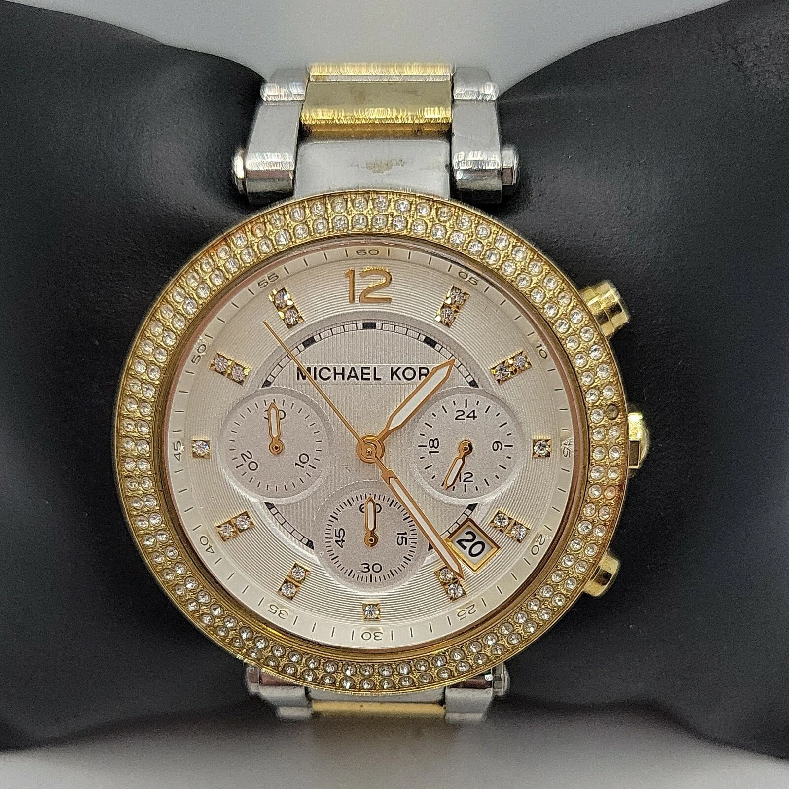 Orologio Michael Kors Parker MK5626 donna acciaio inox quadrante analogico quarzo AM351