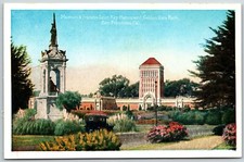 Francis Scott Key Monument, Golden Gate Park, San Francisco, CA - Postcard