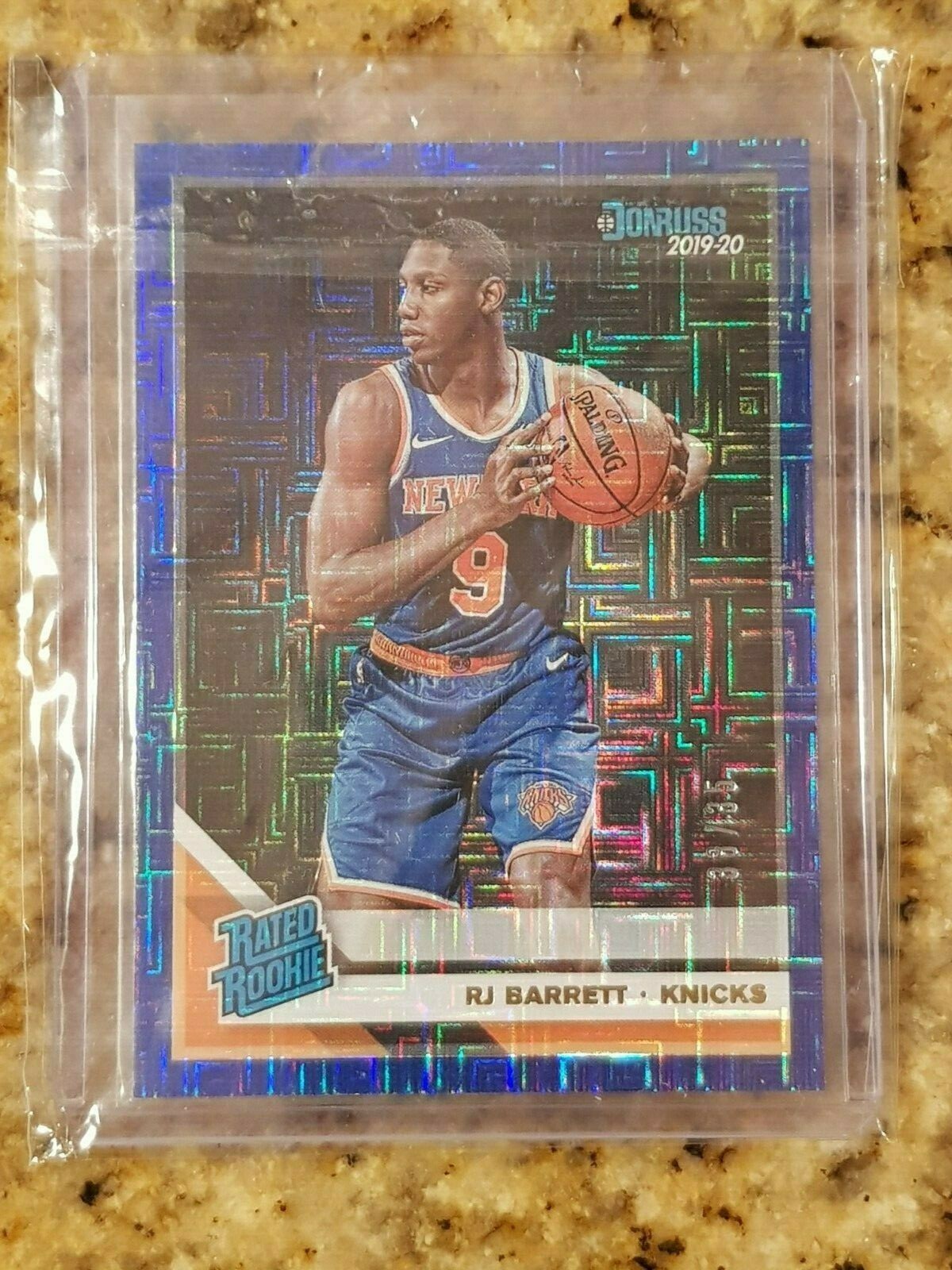 2019-20 Donruss Choice RJ Barrett Blue Infinite Rated Rookie /35