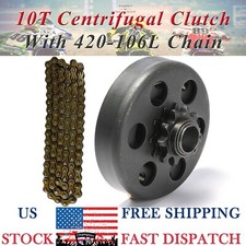 10T Centrifugal Clutch  420-106L Chain For 420 Chain ATV Dirt Pit Bike Go Kart