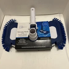 Mainstays 14.4-Inch Pool Vacuum Head w/ Suction Nozzle- 1.25" & 1.50" Hose NEW