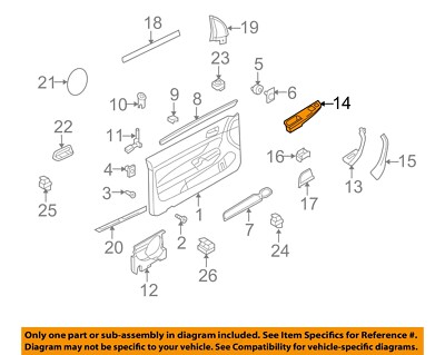 VOLKSWAGEN OEM 06-09 GTI Front Door Interior Trim-Switch Housing 1K3868049C75R