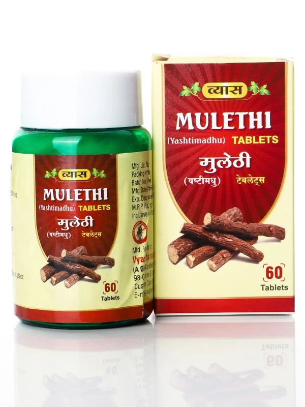 VYAS MULETHI TABLET 60 Tablets Fresh Stock Fast Shipping