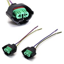 OEM H11 H8 Female Adapters Wiring Harness Sockets w/ 4-Inch Wire H11/H8