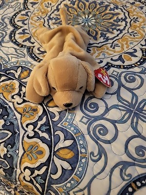 Beanie Baby Fetch The Dog 97/98 Several Tag Errors Ty Collectible Plush Toy