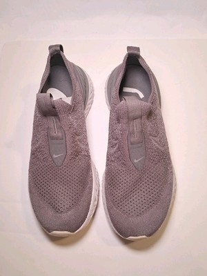 Nike Size 7 Epic Phantom React Flyknit Icon Clash Gunsmoke Sneakers Womens 