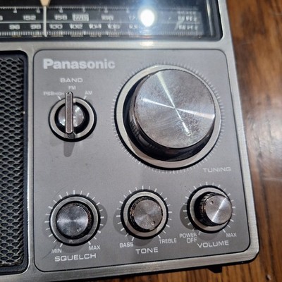 Vintage Panasonic RF-1090 AM FM Portable Radio Made in Japan Works