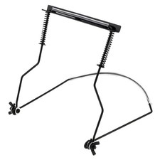 OriGlam Harmonica Holder Neck Stand, Mouth Organ Metal Frame Black
