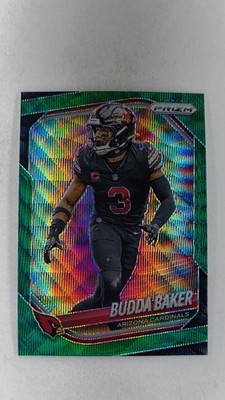 2025 Panini Prizm - Budda Baker #125 Green Wave Prizm