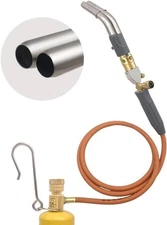 Double Heads Mapp Gas Torch Turbo with 5ft long Hose WT-10,Tips Mapp Gas Propane