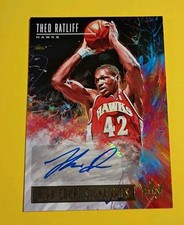 Theo Ratliff 2018-19 Court Kings High Court Signatures Autograph /149 Auto AU