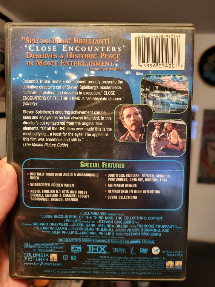 Close Encounters Of The Third Kind Collector's Edition Dvd (1977) - Image 2 of 4