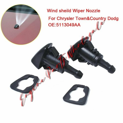 #ad #ad 5113049AA 2PCS Windshield Spray Nozzle Washer For CHRYSLER JEEP DODGE RAM $3.19