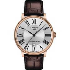 Image of Tissot Brown Mens Analogue Watch Carson T1224073603300