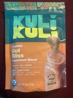 Kuli Kuli Organic Gut Bliss Super food Blend 6 Oz