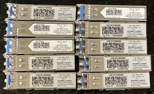 Lot of 10 Alcatel-Lucent 1AB187280065 3G 15km SFP S-16.1/CPRI1-4 Transceivers