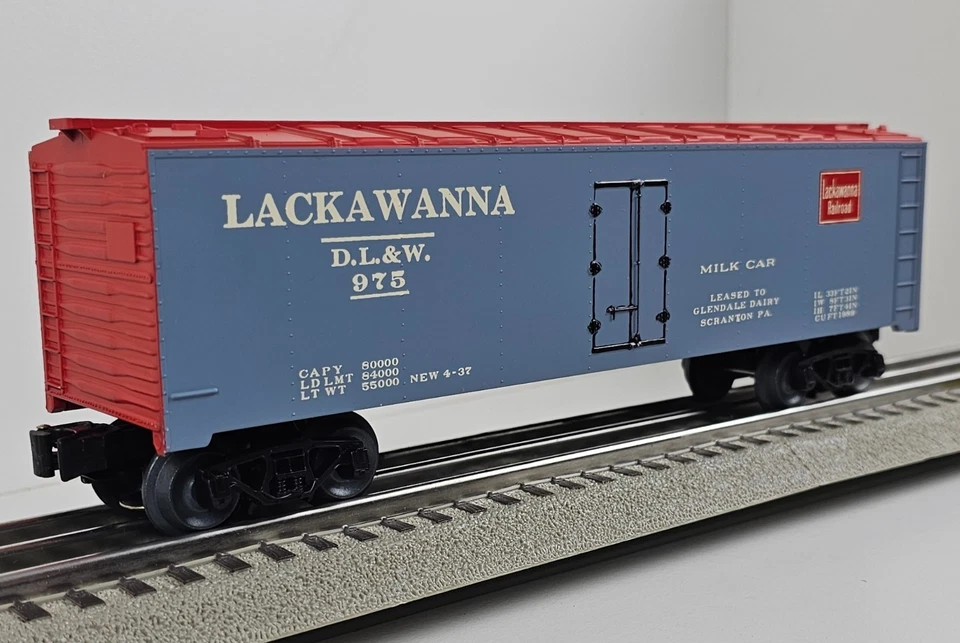 KMT/ Franks Roundhouse Lackawanna Railway DL&W 975 Milk Reefer O Gauge NOS NEW - Image 3 of 4