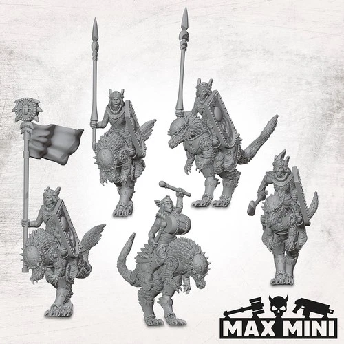 MaxMini BNIB Elven Heavy Cavalry with Command
